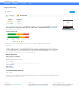 PageSpeed Insight - desktop